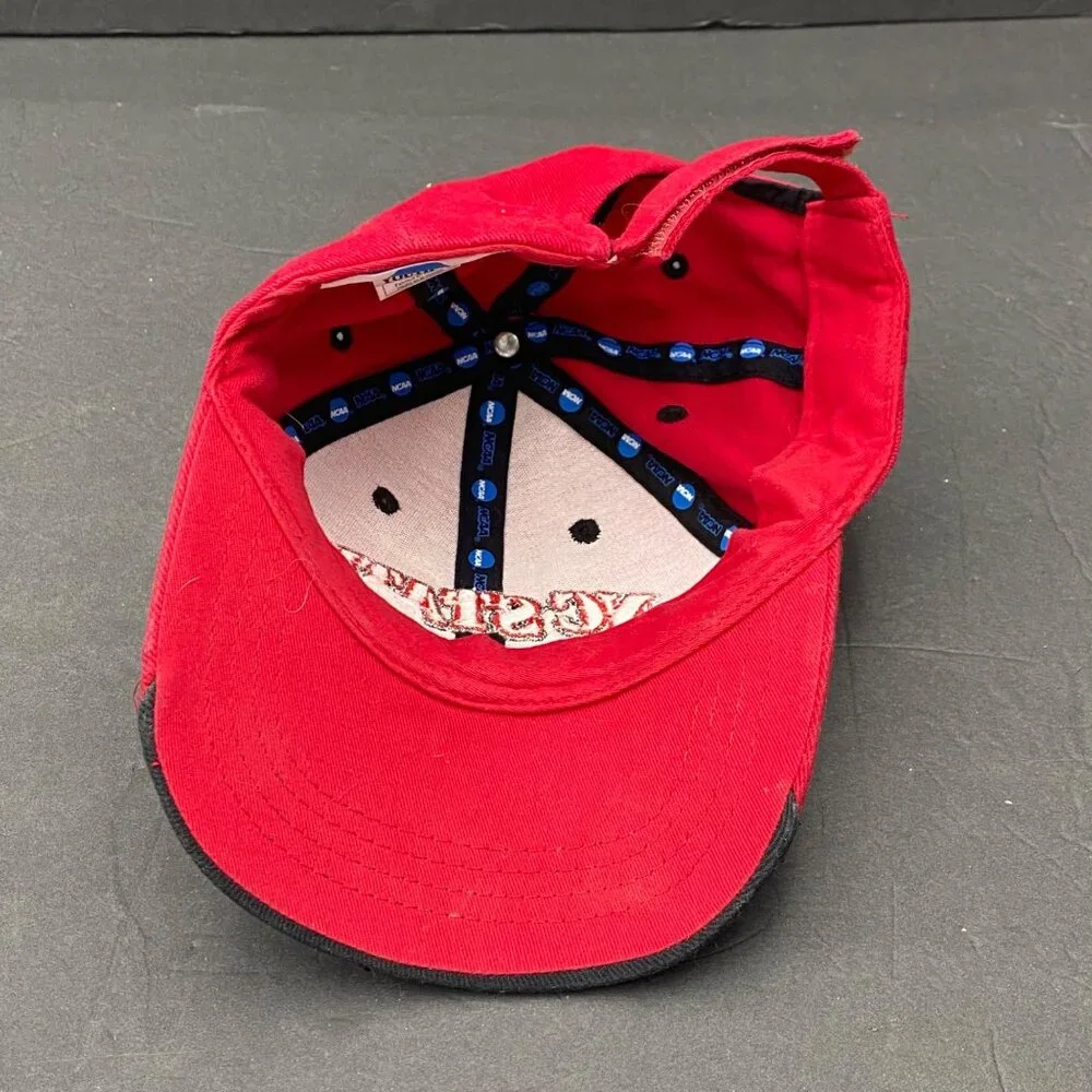 NC State Wolfpack NCAA Youth Adjustable Red Ball Cap Cotton Go Wolfpack Fan Gear